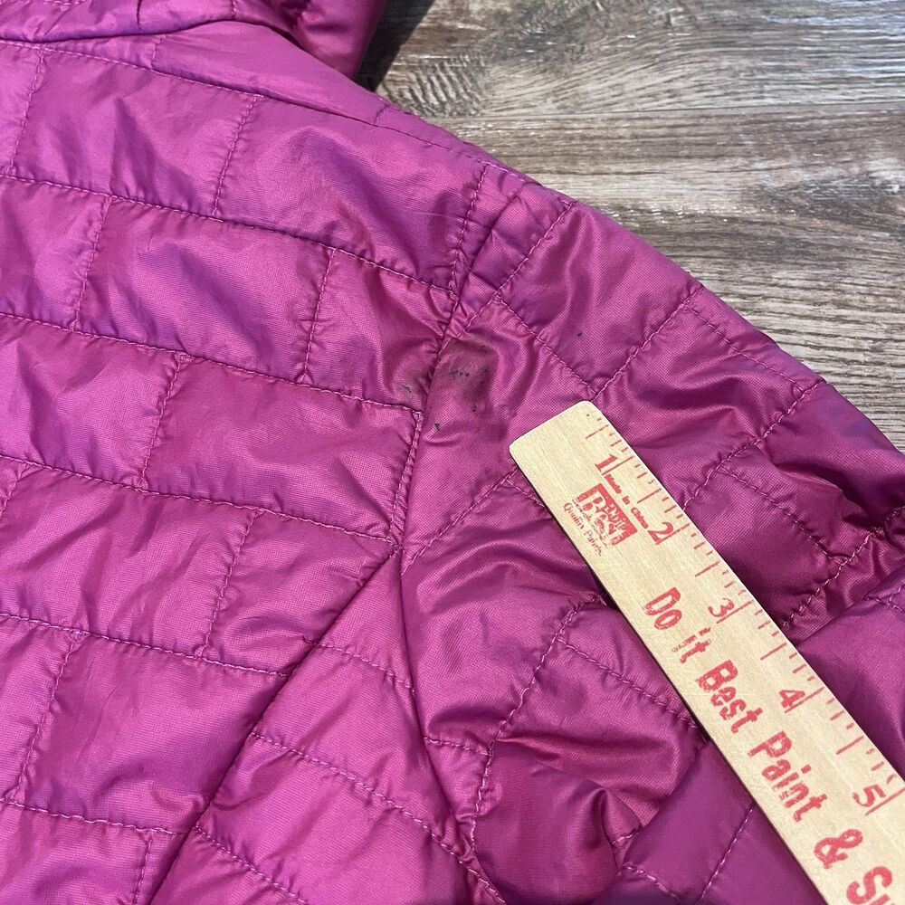 Patagonia Nano Puff Jacket Womens Small Magenta Hoody Thermal Hooded Puffer Coat - Picture 9 of 15